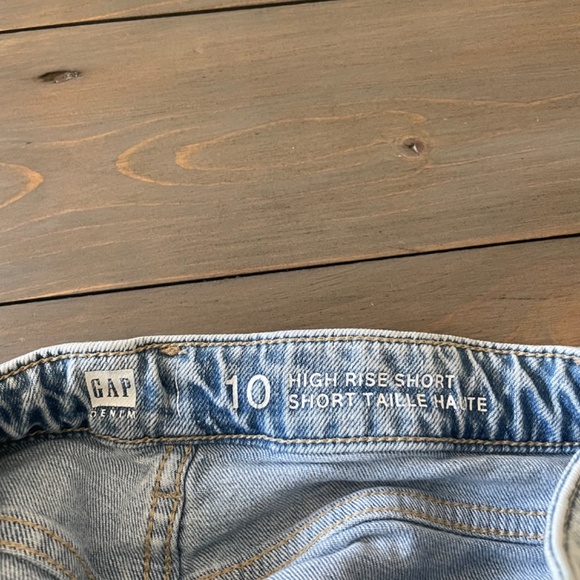 GapKids Denim Cutoff Jean Shorts High Rise - Picture 5 of 5